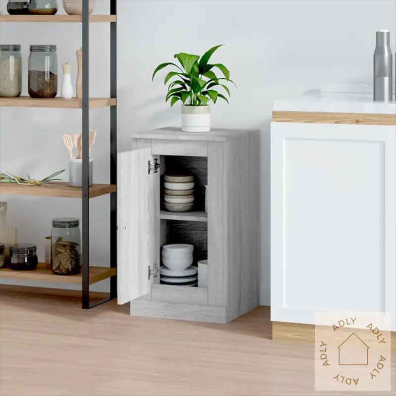 Skjenk Grå Sonoma 37,5X35,5X67,5 Cm Konstruert Tre