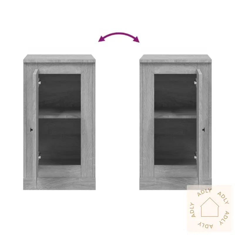 Skjenk Grå Sonoma 37,5X35,5X67,5 Cm Konstruert Tre