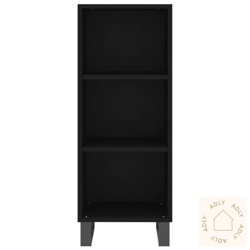 Skjenk Svart 34,5X32,5X90 Cm Konstruert Tre