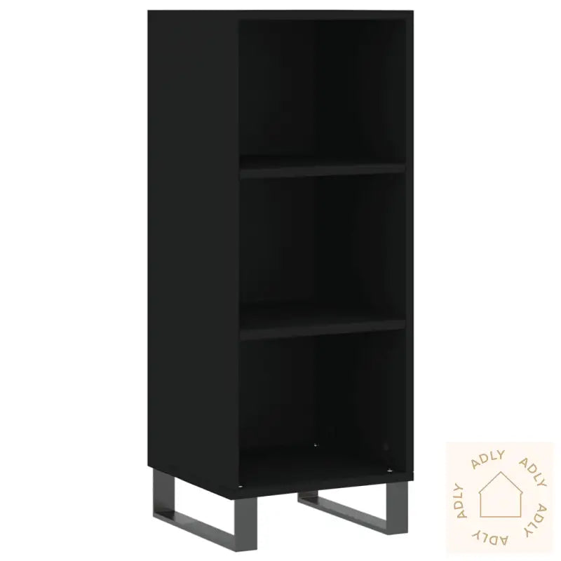Skjenk Svart 34,5X32,5X90 Cm Konstruert Tre