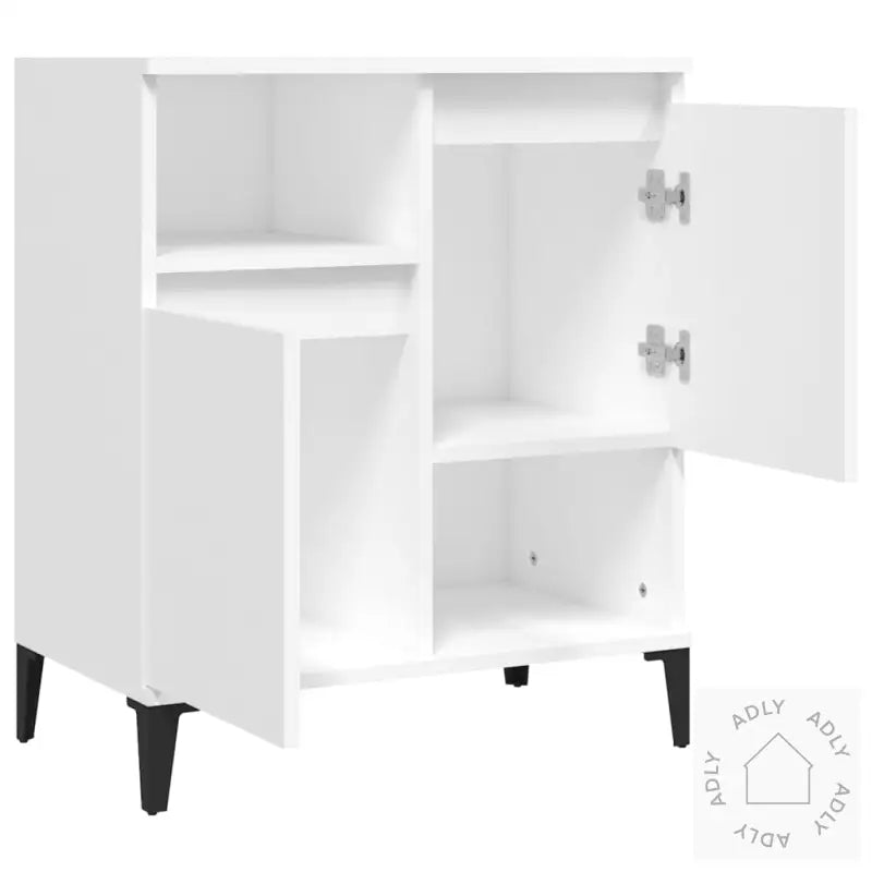 Skjenk Hvit 60X35X70 Cm Konstruert Tre