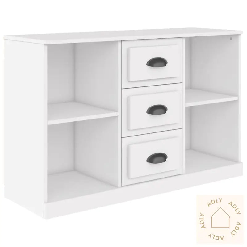 Skjenk Hvit 104,5X35,5X67,5 Cm Konstruert Tre