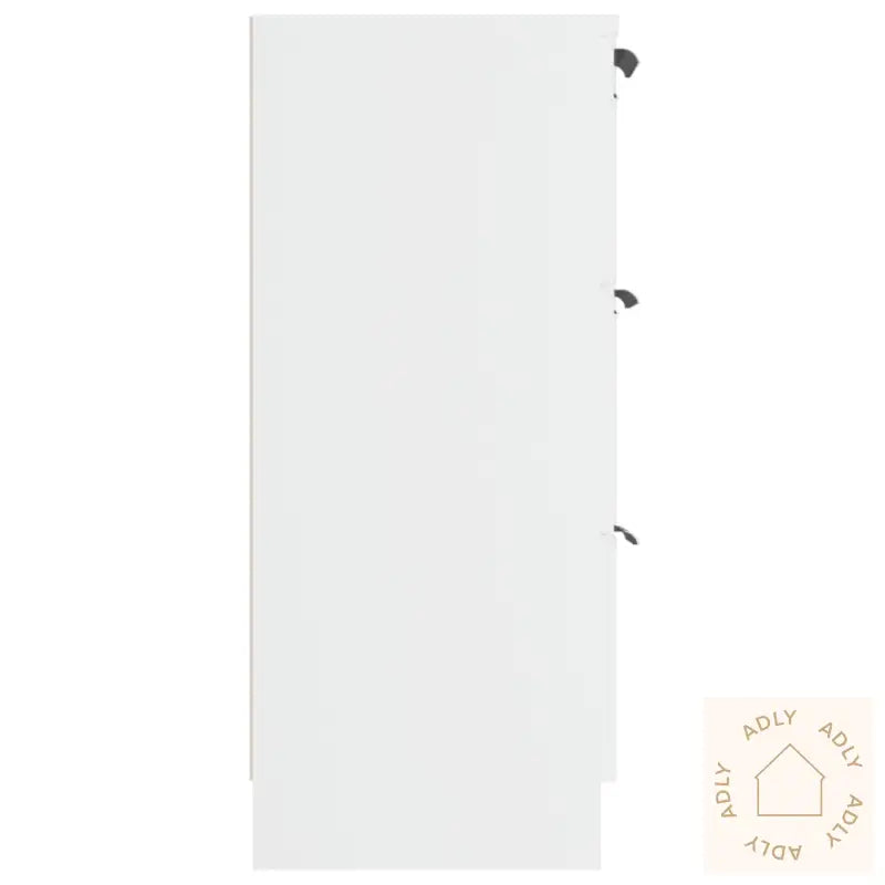 Skjenk Hvit 60X30X70 Cm Konstruert Tre