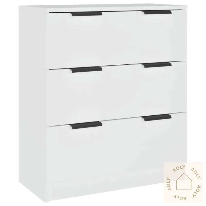 Skjenk Hvit 60X30X70 Cm Konstruert Tre