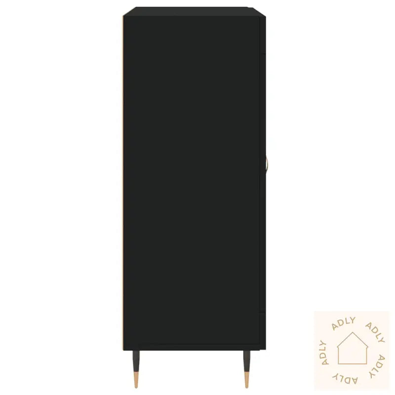 Skjenk Svart 69,5X34X90 Cm Konstruert Tre