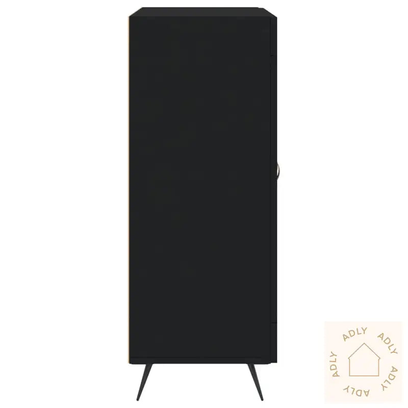 Skjenk Svart 69,5X34X90 Cm Konstruert Tre