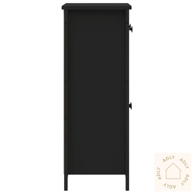 Skjenk Svart 70X30X80 Cm Konstruert Tre