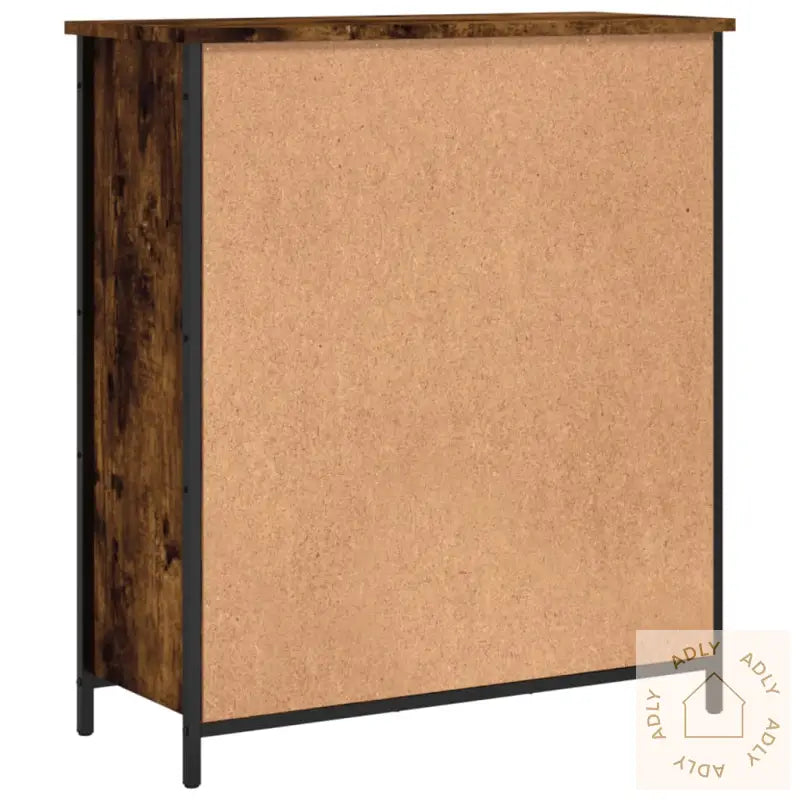 Skjenk Røkt Eik 70X30X80 Cm Konstruert Tre