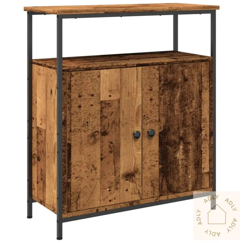 Skjenk Gammelt Tre 70X30X80 Cm Konstruert Tre