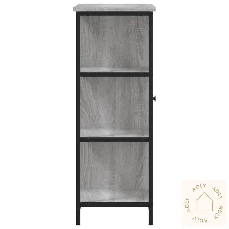 Skjenk Grå Sonoma 70X30X80 Cm Konstruert Tre