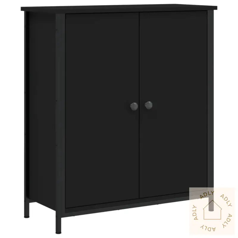 Skjenk Svart 70X30X80 Cm Konstruert Tre