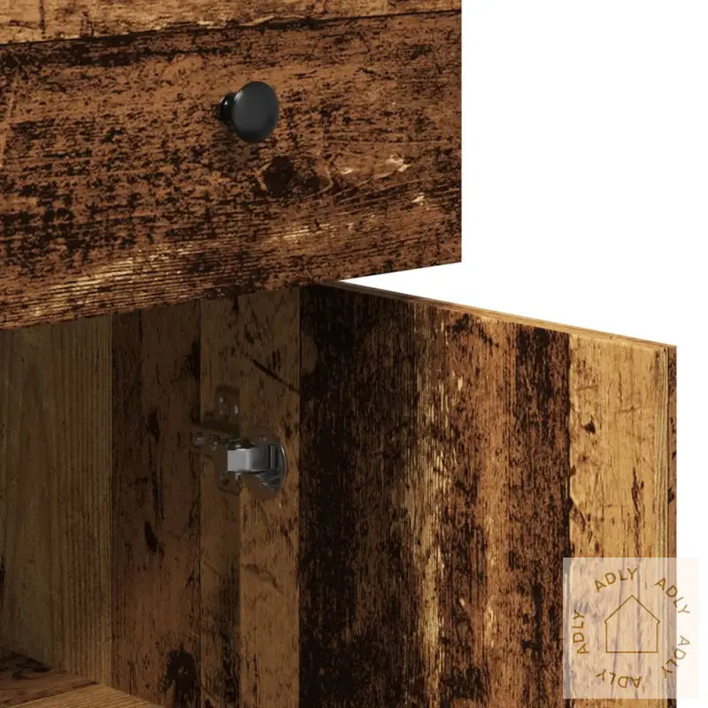 Skjenk Gammelt Tre 70X30X80 Cm Konstruert Tre