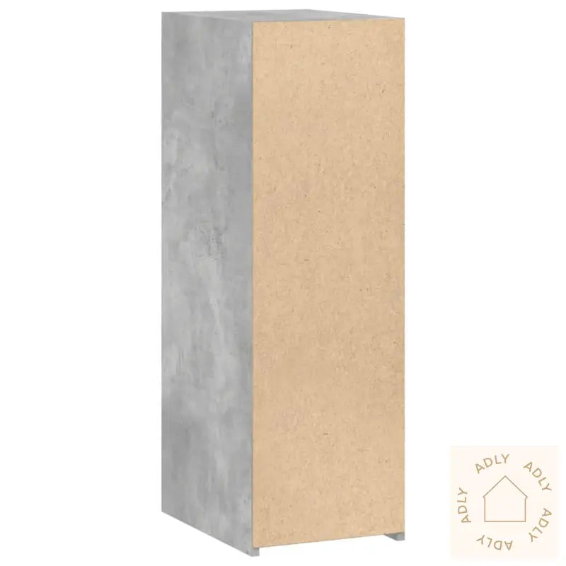 Skjenk Betonggrå 30X41X93 Cm Konstruert Tre