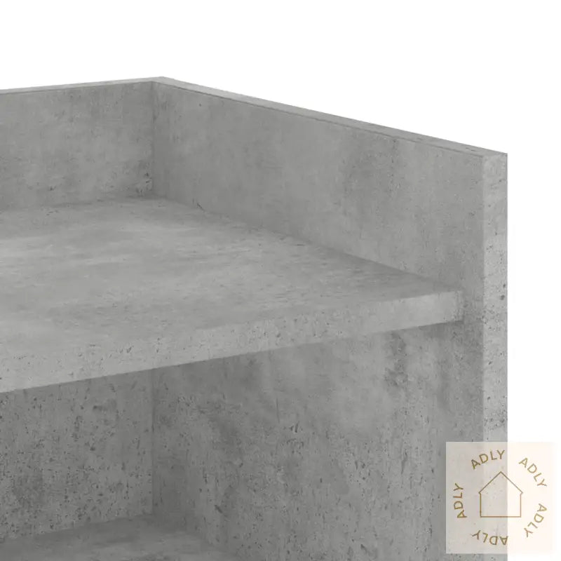 Skjenk Betonggrå 73,5X35X75 Cm Konstruert Tre