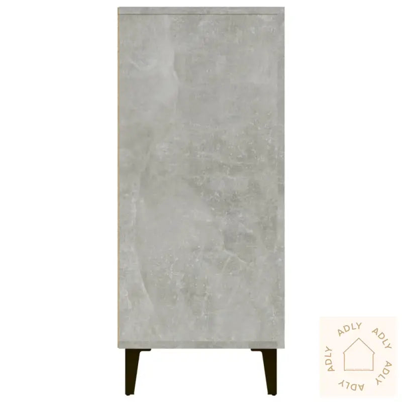 Skjenk Betonggrå 90X34X80 Cm Konstruert Tre