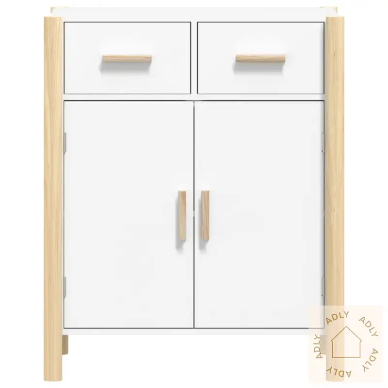 Skjenk Hvit 62X38X75 Cm Konstruert Tre