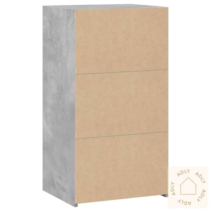 Skjenk Betonggrå 50X41X93 Cm Konstruert Tre