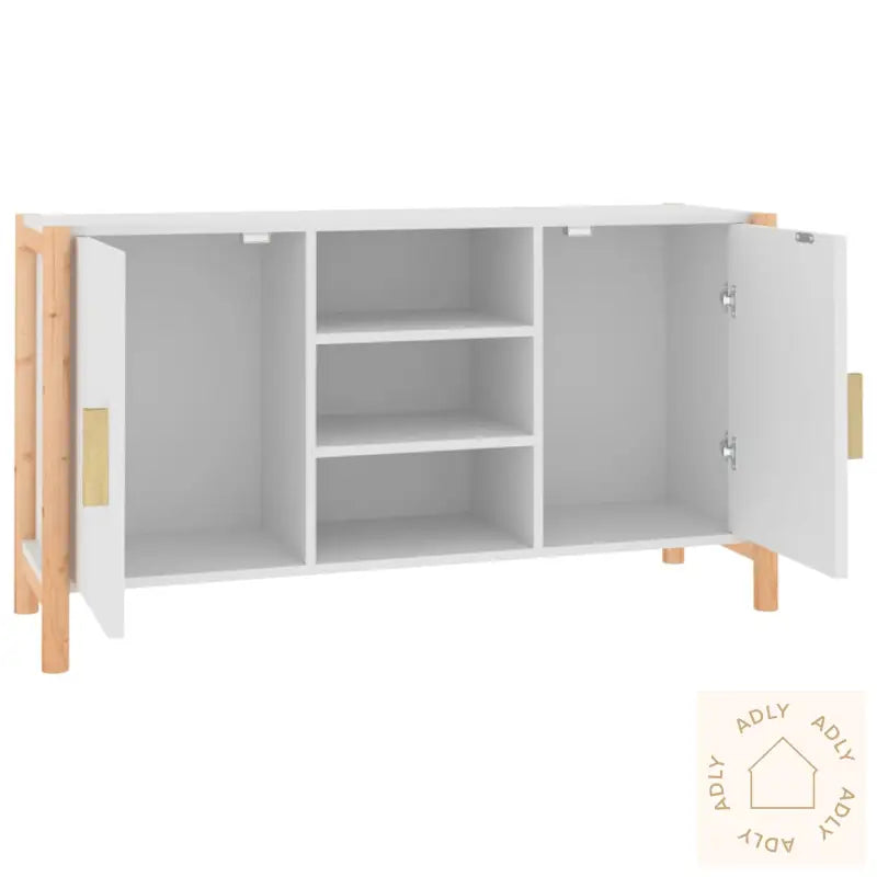 Skjenk Hvit 107X38X60 Cm Konstruert Tre