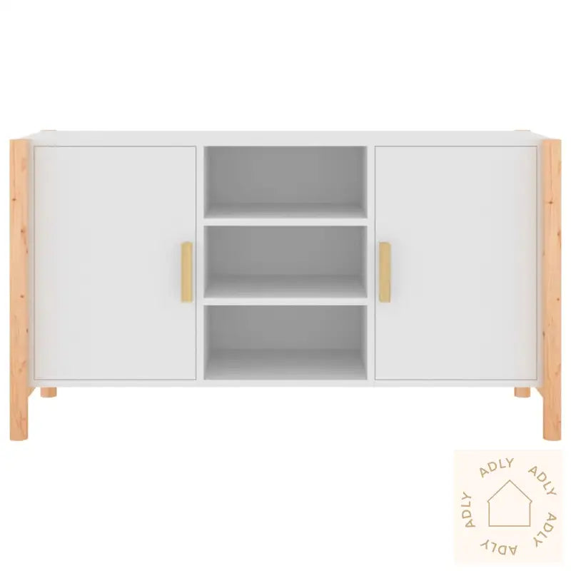Skjenk Hvit 107X38X60 Cm Konstruert Tre