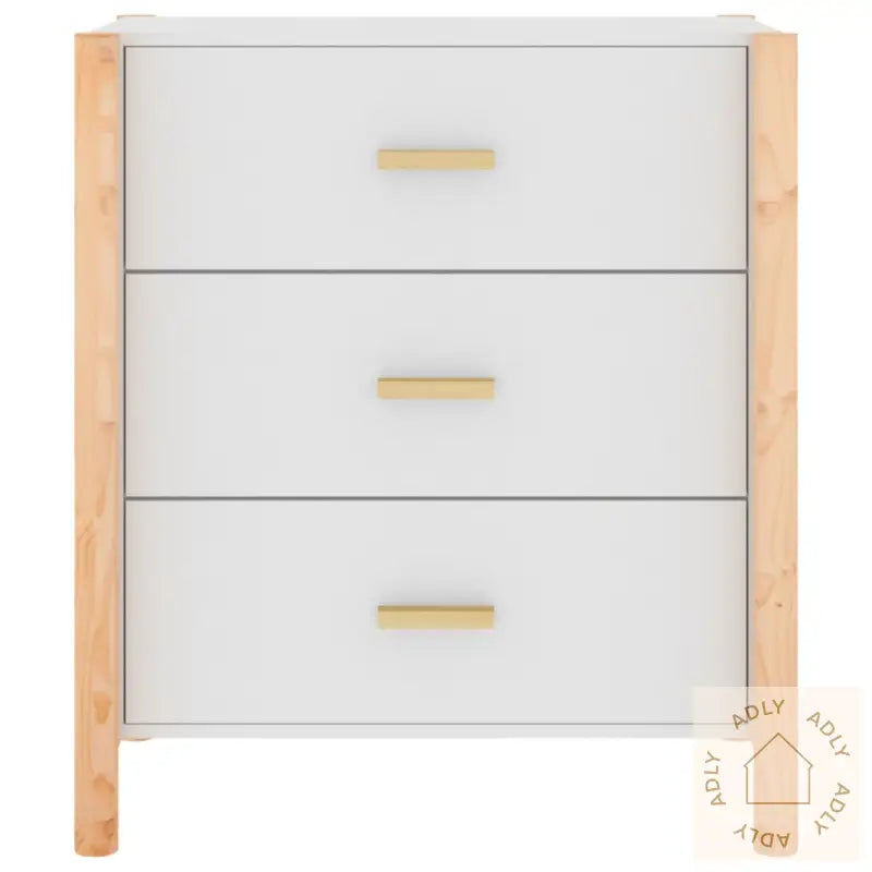 Skjenk Hvit 62X38X70 Cm Konstruert Tre