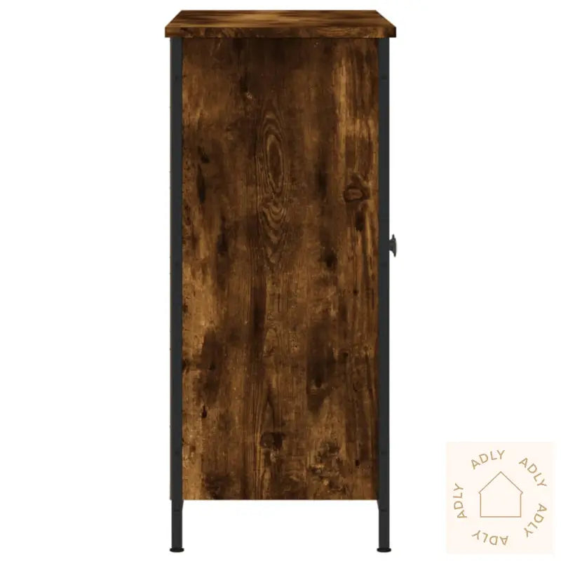 Skjenk Røkt Eik 100X33X75 Cm Konstruert Tre