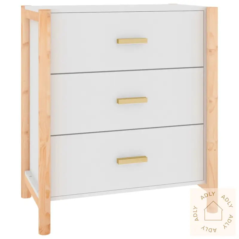 Skjenk Hvit 62X38X70 Cm Konstruert Tre