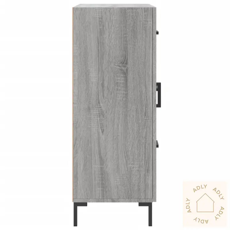 Skjenk Grå Sonoma 69,5X34X90 Cm Konstruert Tre