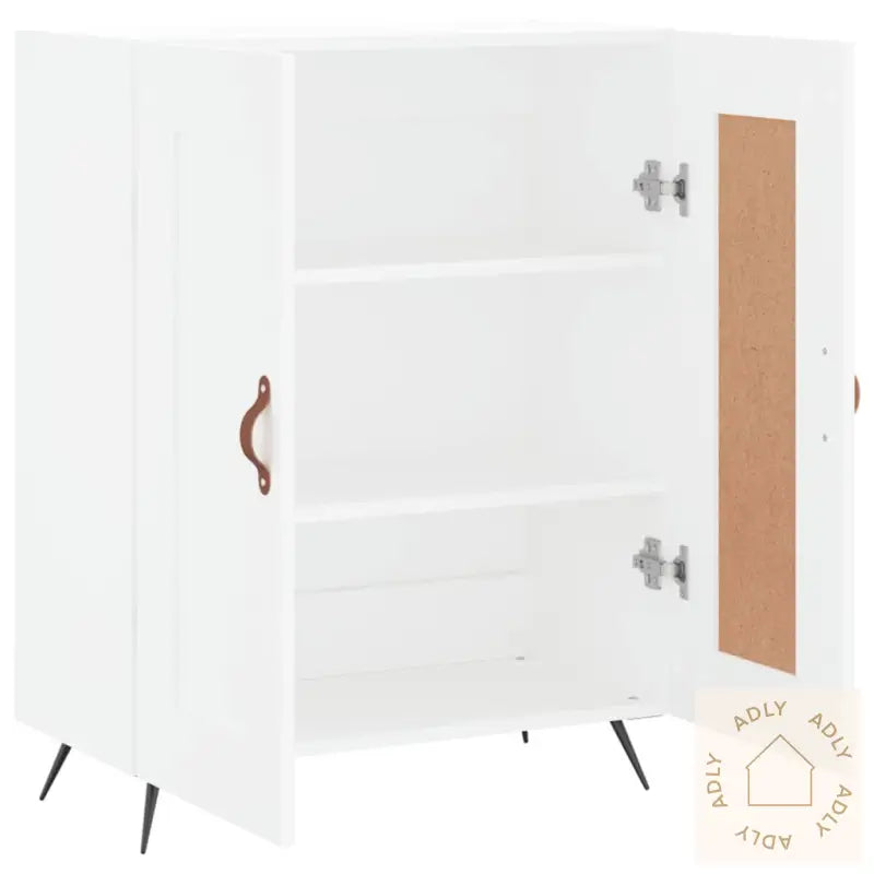 Skjenk Hvit 69,5X34X90 Cm Konstruert Tre