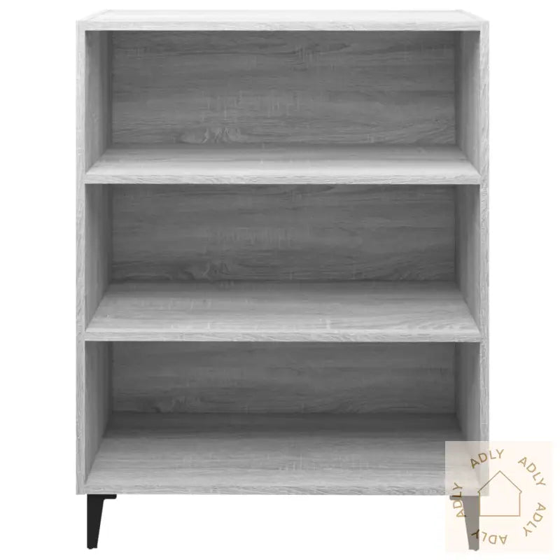 Skjenk Grå Sonoma 69,5X32,5X90 Cm Konstruert Tre