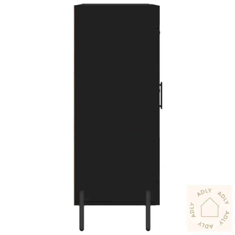 Skjenk Svart 69,5X34X90 Cm Konstruert Tre