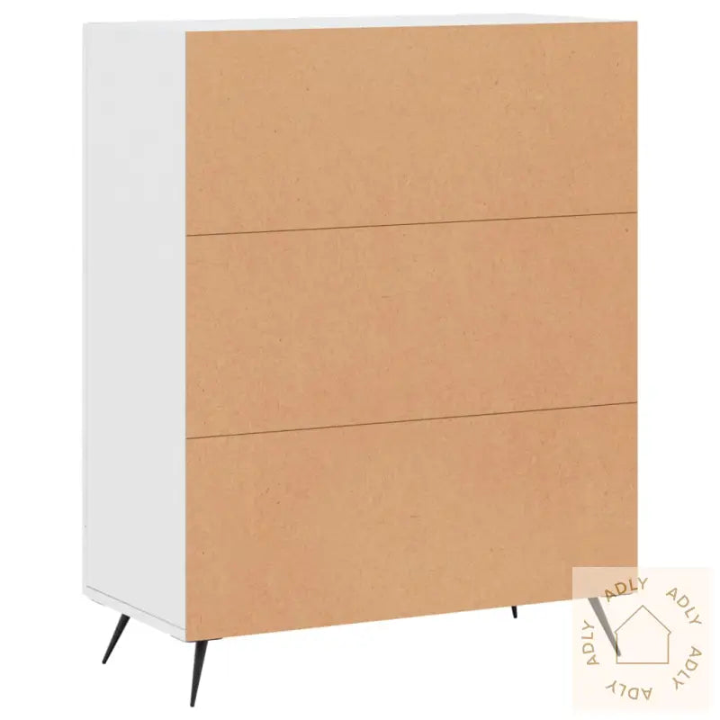 Skjenk Hvit 69,5X34X90 Cm Konstruert Tre