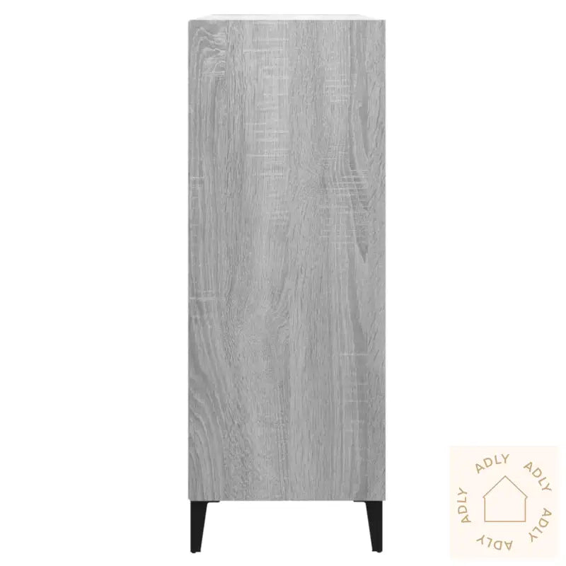 Skjenk Grå Sonoma 69,5X32,5X90 Cm Konstruert Tre