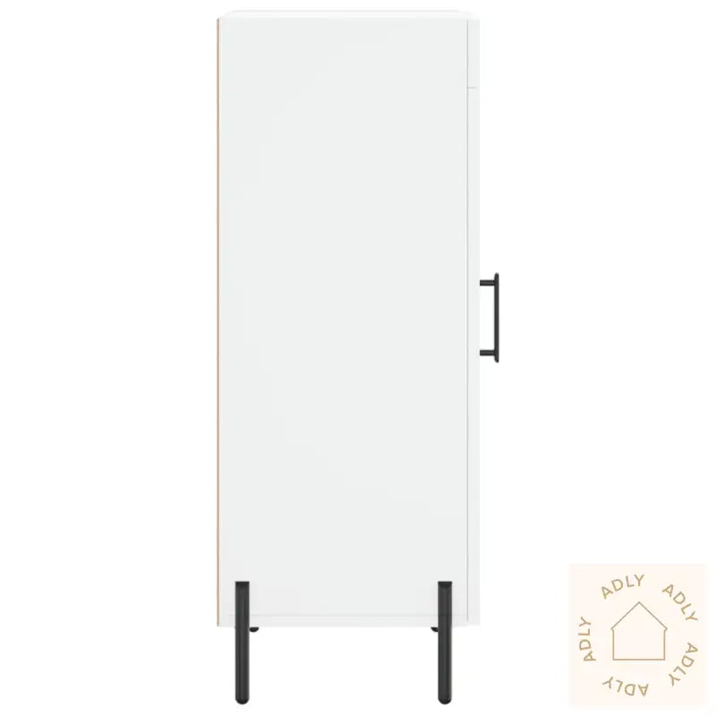 Skjenk Hvit 34,5X34X90 Cm Konstruert Tre