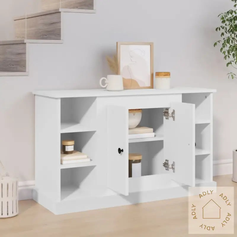 Skjenk Hvit 100X35,5X60 Cm Konstruert Tre