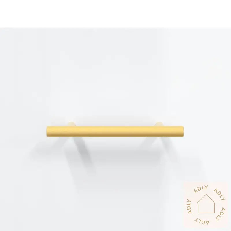 Skjenk Høyglans Hvit 69,5X34X90 Cm Konstruert Tre