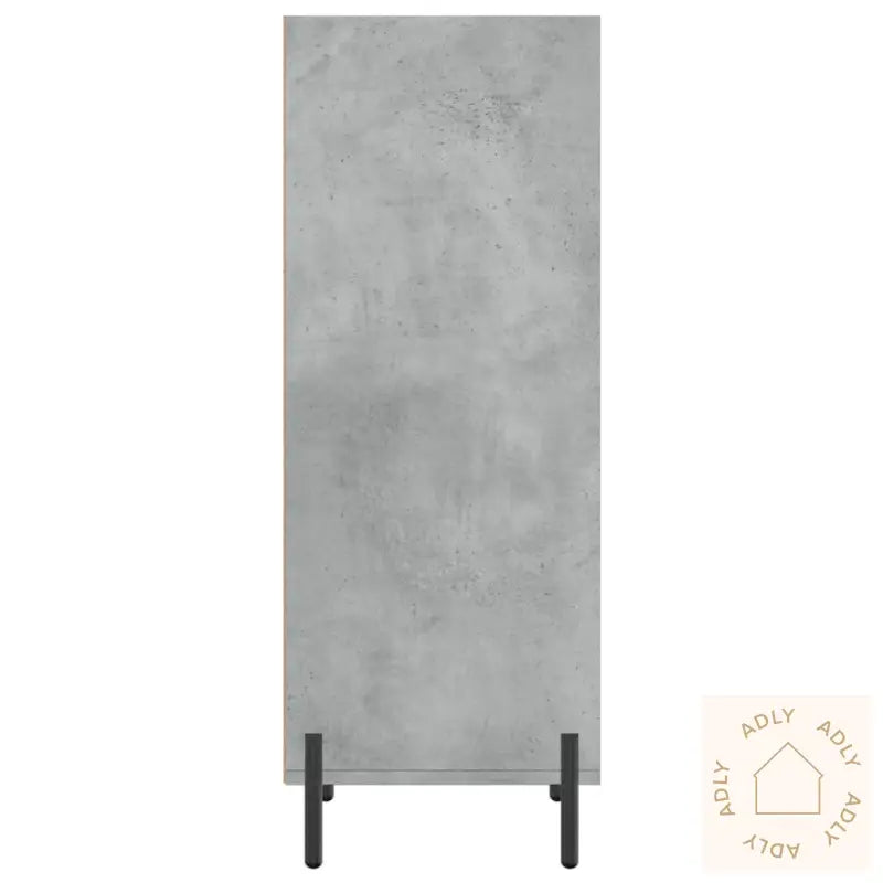 Skjenk Betonggrå 34,5X32,5X90 Cm Konstruert Tre