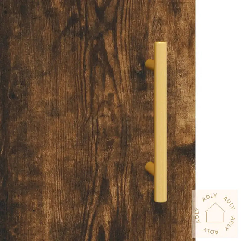 Skjenk Røkt Eik 69,5X34X90 Cm Konstruert Tre