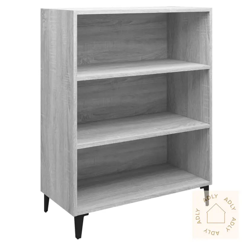 Skjenk Grå Sonoma 69,5X32,5X90 Cm Konstruert Tre