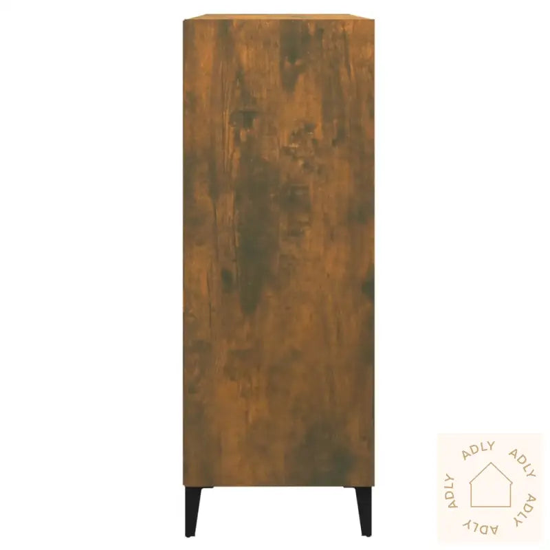 Skjenk Røkt Eik 69,5X32,5X90 Cm Konstruert Tre