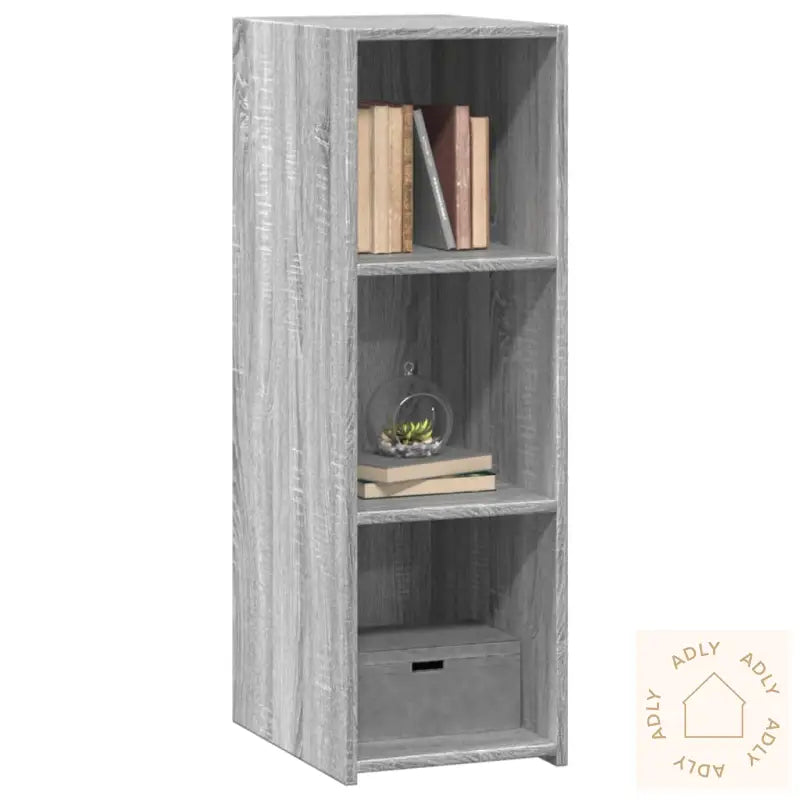 Skjenk Grå Sonoma 30X41X93 Cm Konstruert Tre