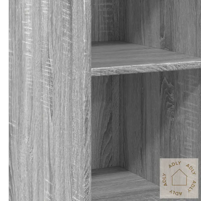 Skjenk Grå Sonoma 30X41X93 Cm Konstruert Tre