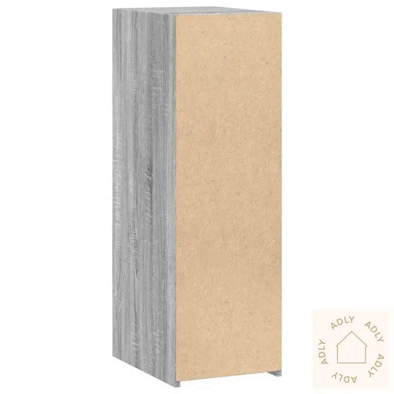 Skjenk Grå Sonoma 30X41X93 Cm Konstruert Tre