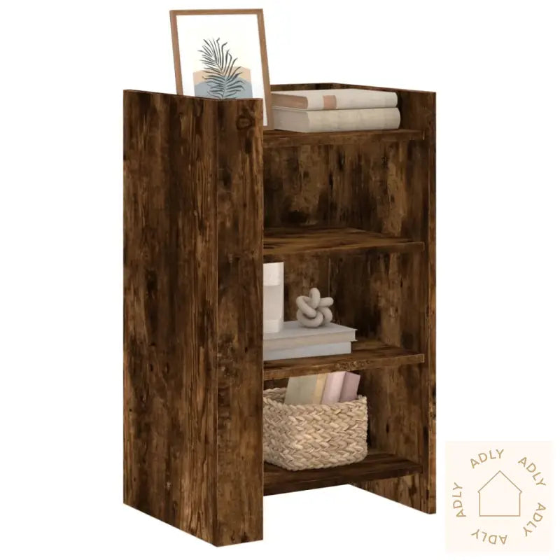 Skjenk Røkt Eik 45X35X75 Cm Konstruert Tre