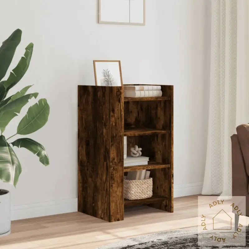 Skjenk Røkt Eik 45X35X75 Cm Konstruert Tre
