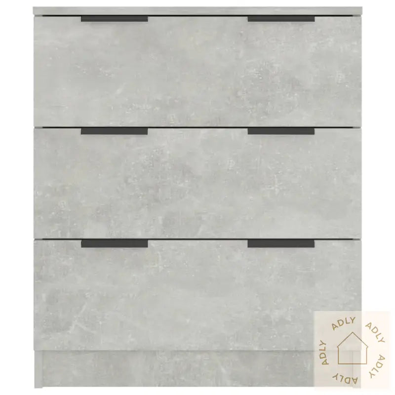 Skjenk Betonggrå 60X30X70 Cm Konstruert Tre