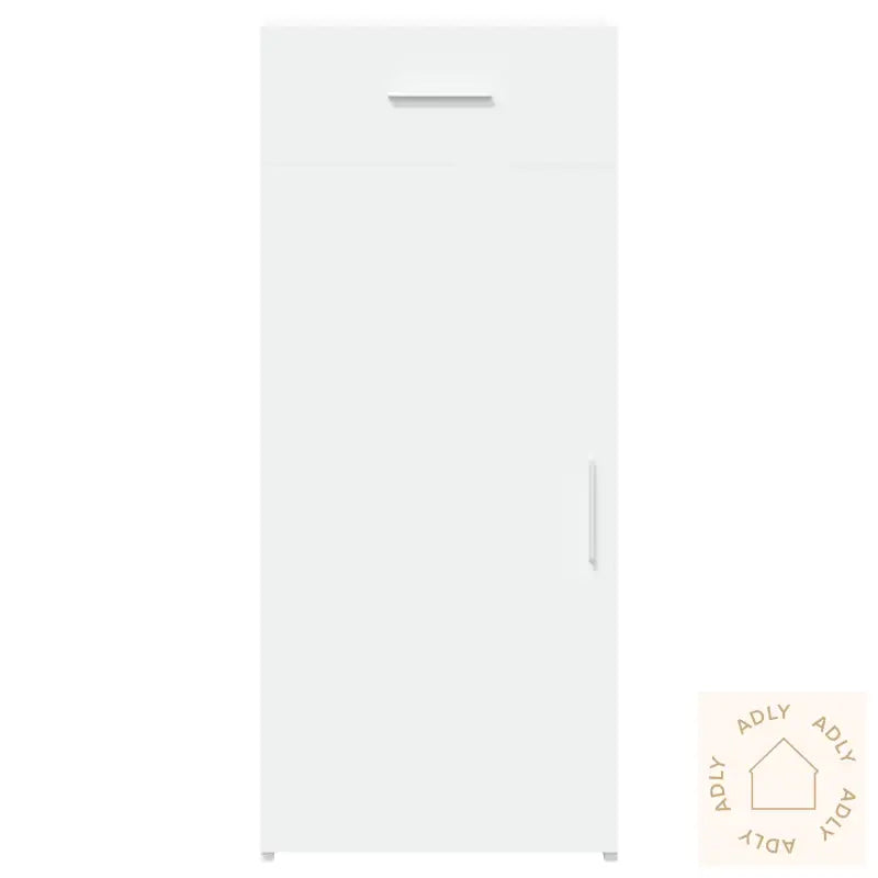 Skjenk Hvit 40X42,5X93 Cm Konstruert Tre