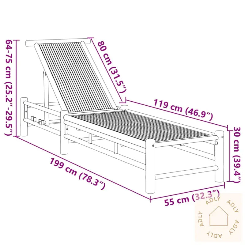 Solseng 55X199X30 Cm Bambus