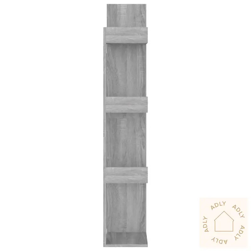 Bokhylle 48X25,5X140 Cm Grå Sonoma Konstruert Tre
