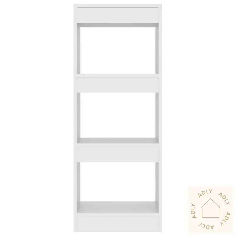 Bokhylle/Romdeler Hvit 40X30X103 Cm Konstruert Tre