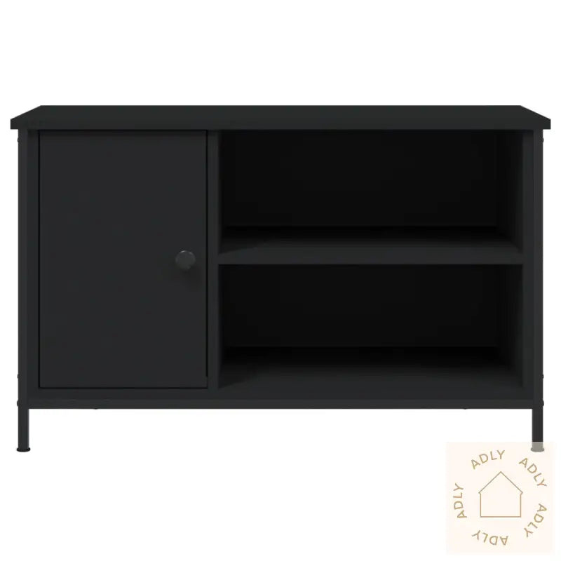 Tv-Benk Svart 80X40X50 Cm Konstruert Tre